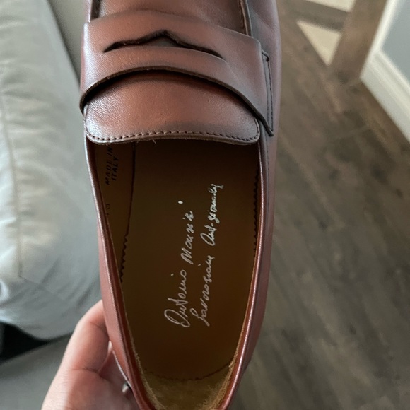 Mens Antonio Maurizi Congac Leather 